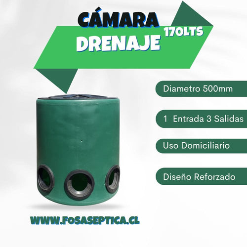 Camara de Drenaje 170 litros