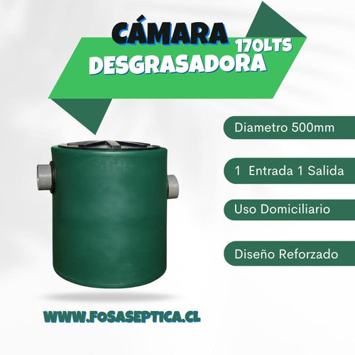 Camara desgrasadora 170 litros